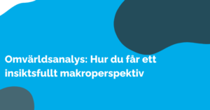 Omvärldsanalys: Hur du får ett insiktsfullt makroperspektiv